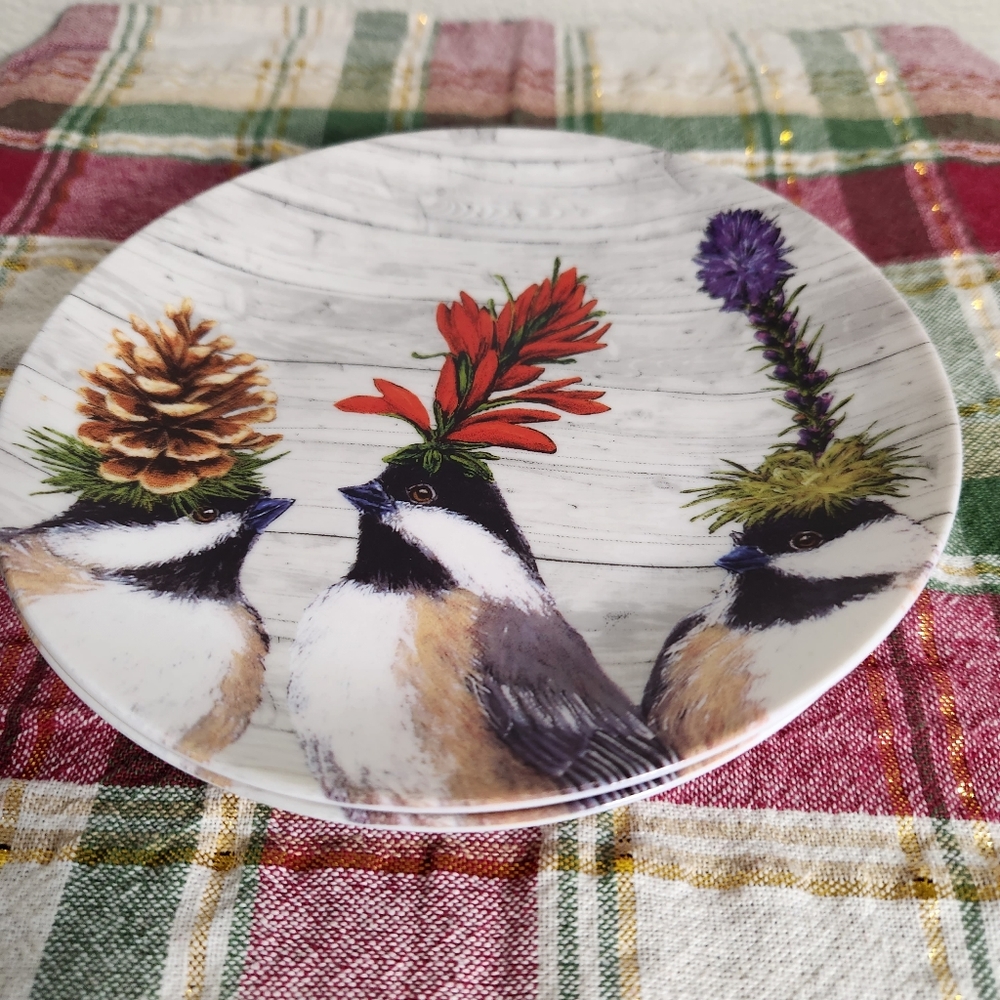 SOLD**Two Bird Bone China Plates - Picture 3 of 5